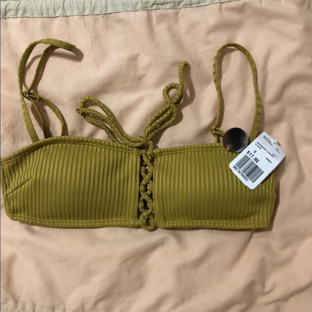 Forever 21 Ribbed Bathing Suit Top